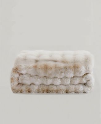 Faux Fur Reversible Comforter, Queen