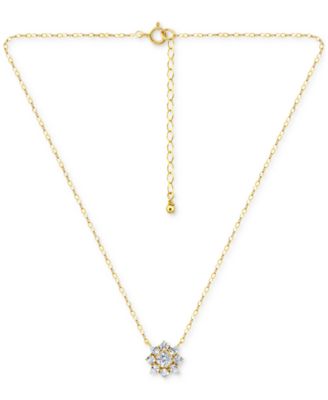 Necklace (2-5/8 ct. t.w.) in Gold Plated Sterling Silver, Macy's Exclusive