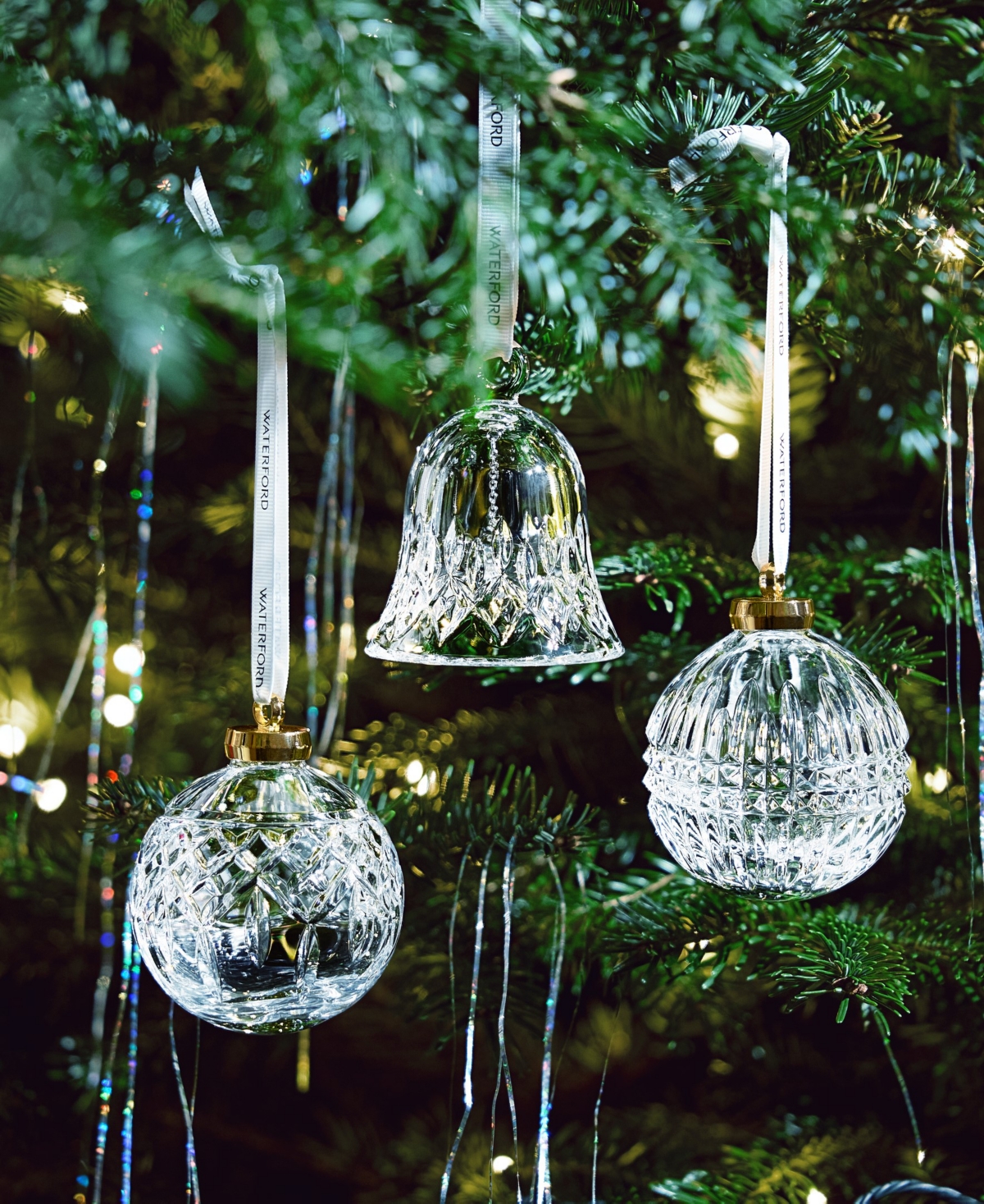 Waterford Lismore Bauble Ornament In Transparent