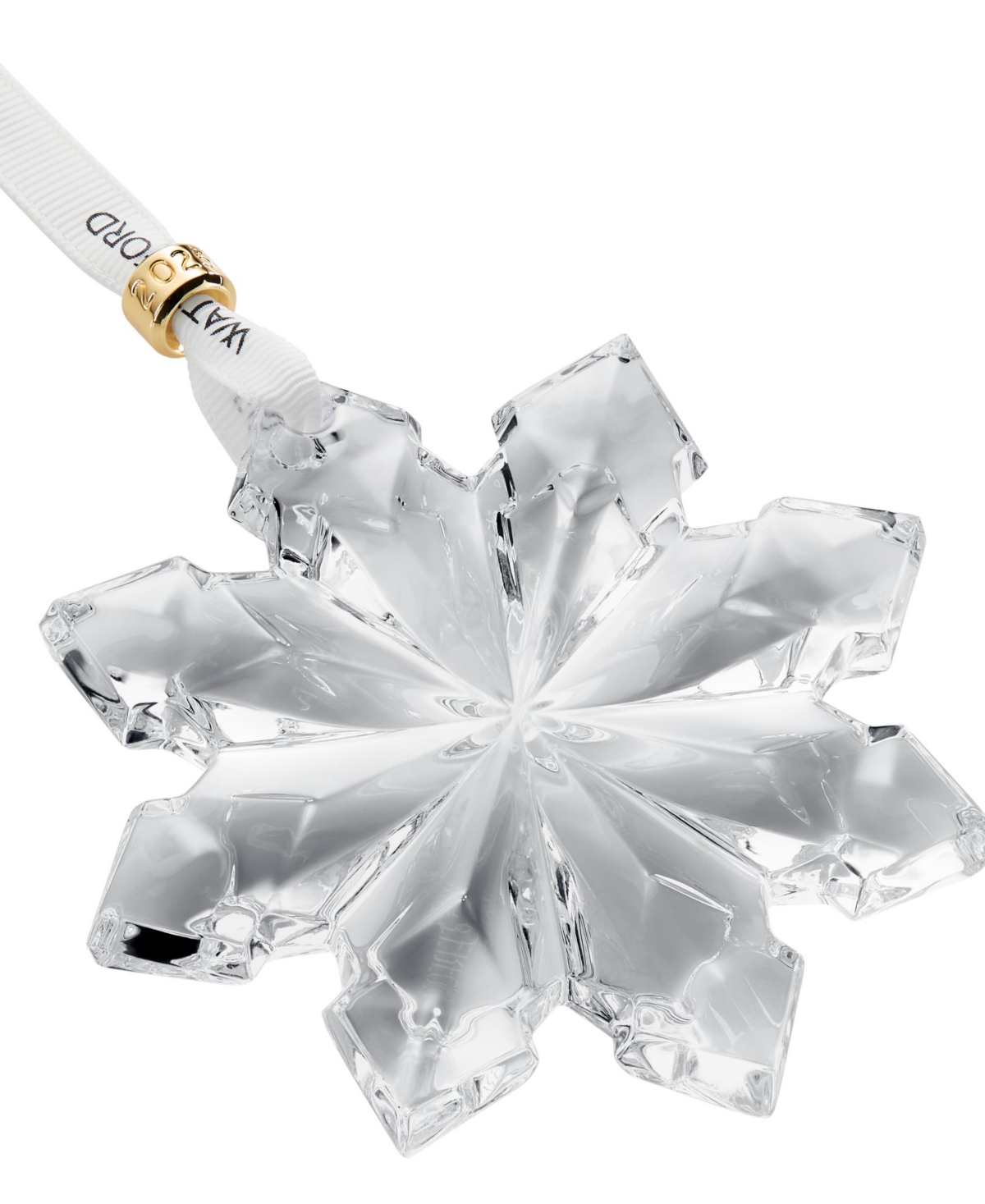 Waterford 2025 Annual Snowcrystal Tree Decoration In Transparent