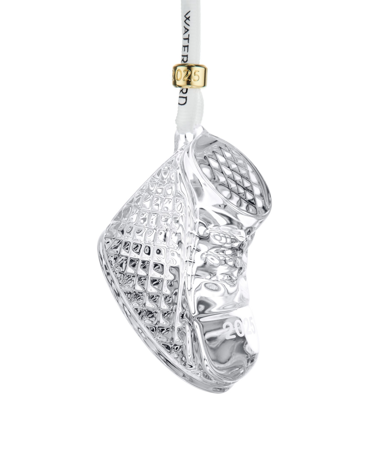 Waterford 2025 Baby's First Boot Ornament In Transparent