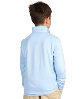 Boys Contrast Trim Modal Quarter-Zip