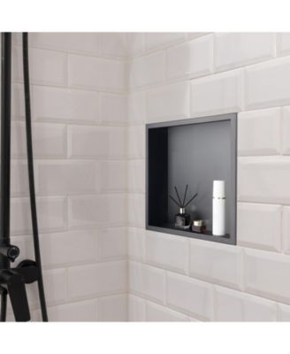 Stainless Steel Shower Niche Recessed Wall Shelf for Bathroom Storage