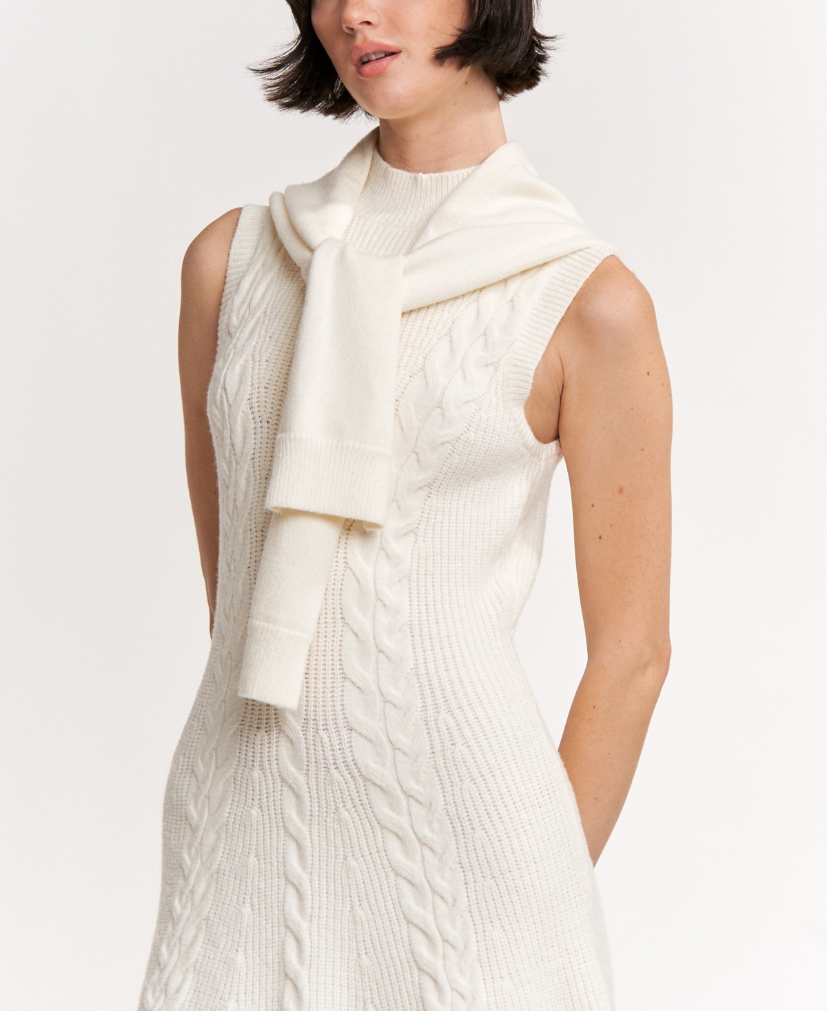 En Saison Women's Stenson Mini A-line Dress In White