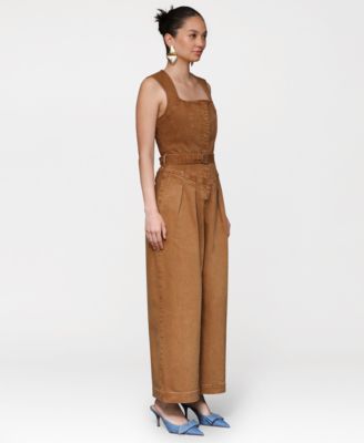 Women's Square Neck Culotte Jumpsuit
