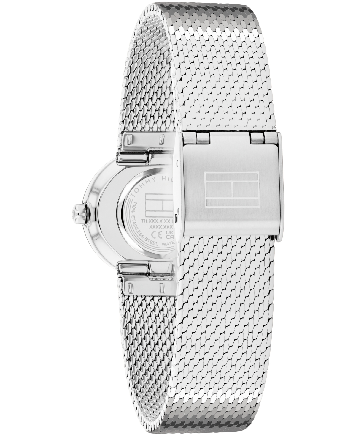 Tommy Hilfiger Women's Quartz Silver Tone Stainless Steel Mesh Bracelet Watch, 25mm