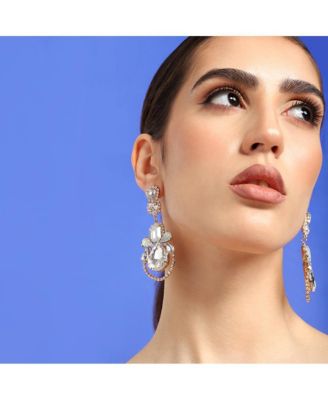 Rhinestones Drop Earrings