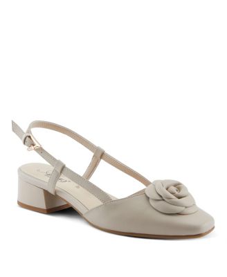 Women's Angelicish Leather Slingback Dress Shoes