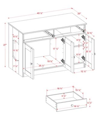 100% Solid Wood Ziva 3-Door Cat Litter Box Enclosure