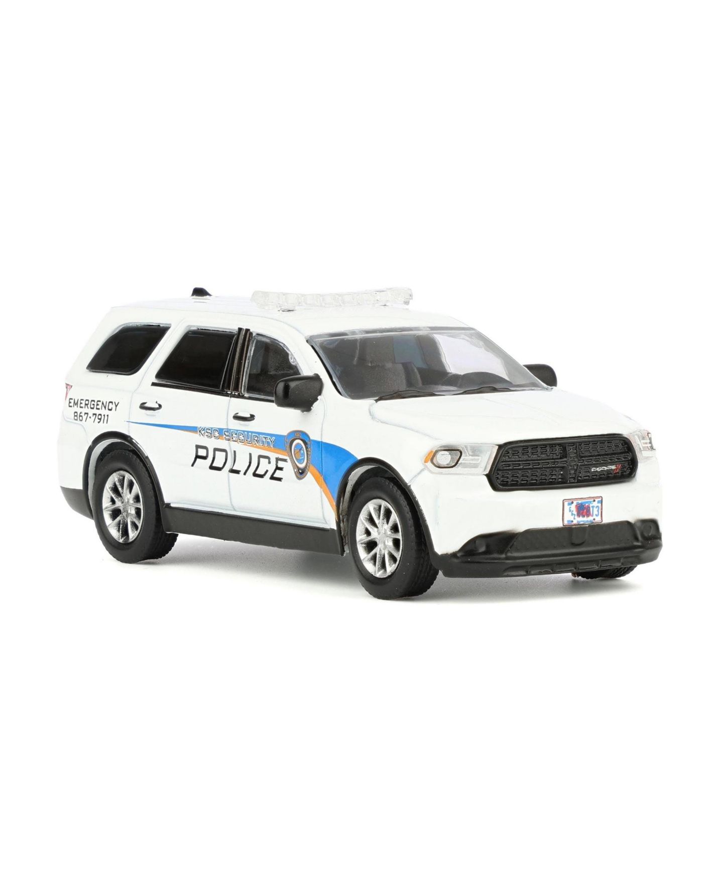 Детская игрушка Greenlight 1/64 Scale 2017 Dodge Durango Kennedy Space Center Security Die-Cast Metal Collectible Toy Car — фото 2