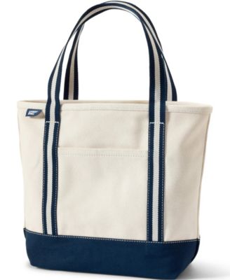 Medium 5 Pocket Open Top Canvas Tote Bag
