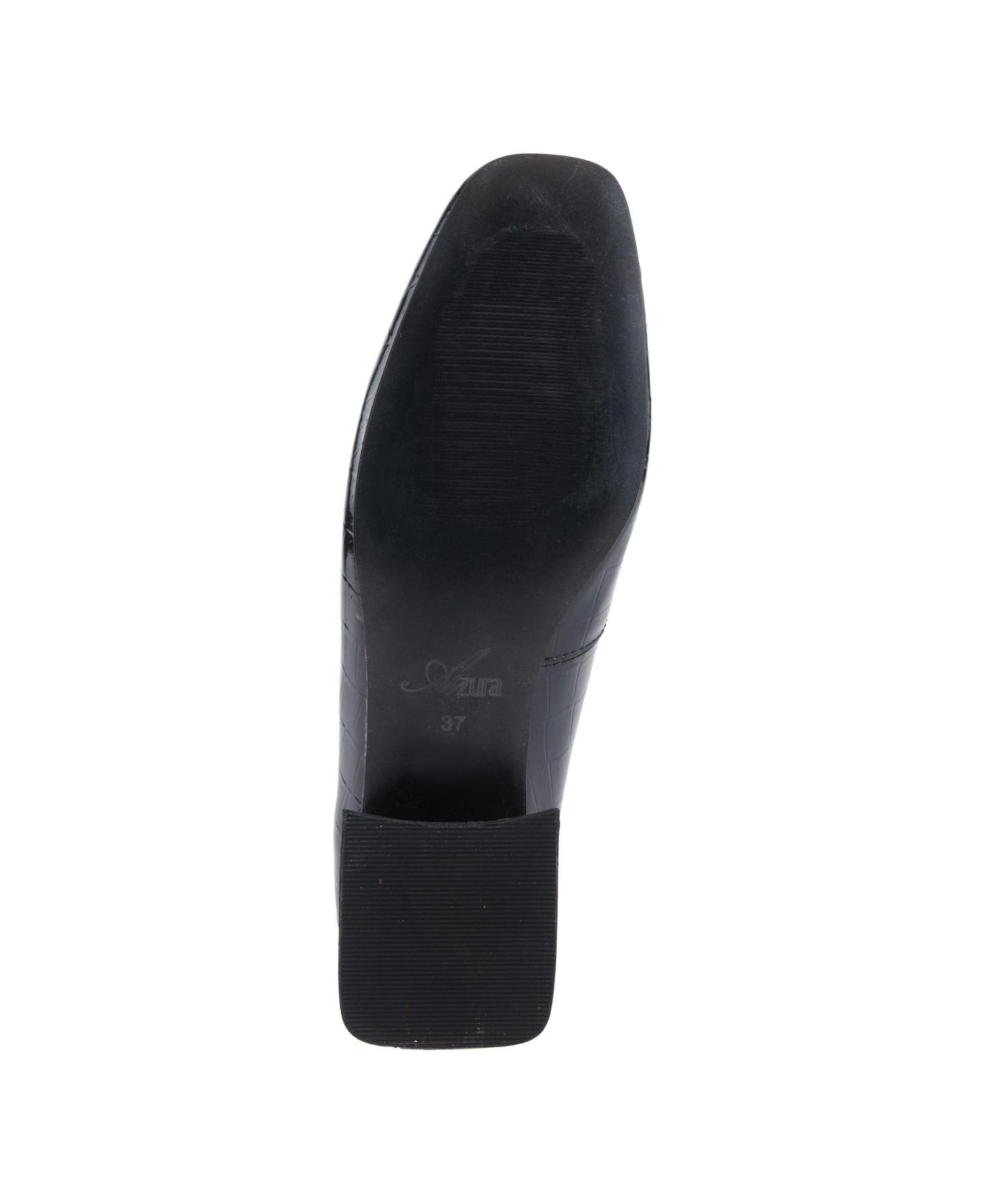 Женские туфли Azura Baldwin Loafers with Smooth Leather Upper, цвет: Чёрный лаковый — фото 6