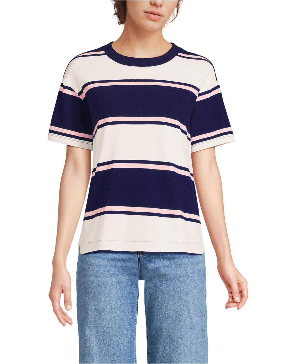 Lands' End Women's Short Sleeve Mariner T-Shirt