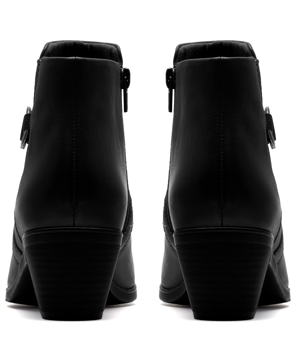 Clarks Collection Women's Emily2 Henley Wedge Booties In Black