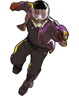 - Marvel What If...? - T'Challa Star-Lord Enamel Pin (819)