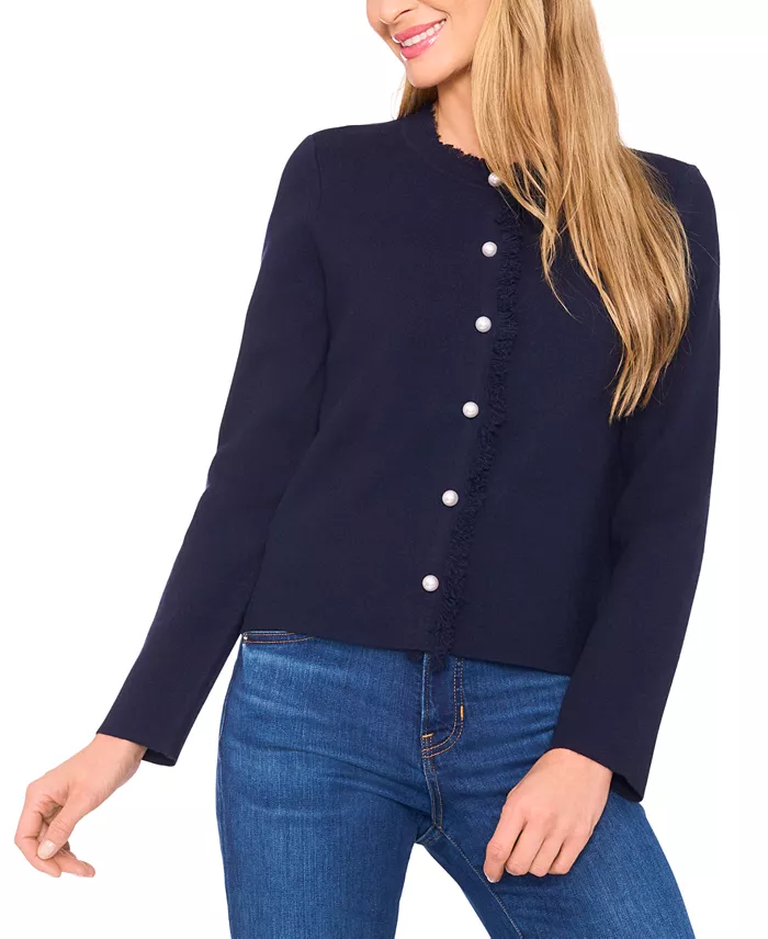 Women’s Fringe Long Sleeves Cardigan - thumbnail 7