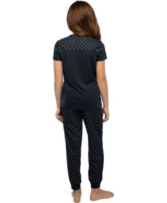 Girls H Is For Harry Gryffindor 2PC Short-Sleeve Shirt Pajama Pant Set