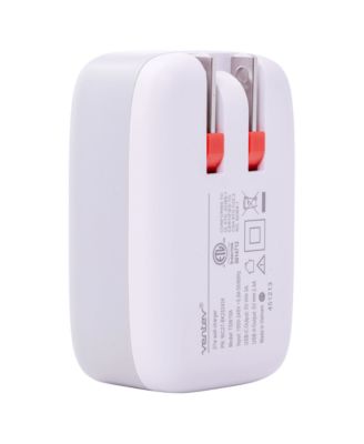 27W ULTRAFAST USB C and USB A Dual Universal Wall Charger