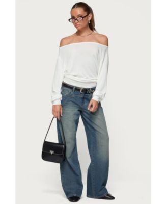 Women's Nannie Off Shoulder Oversized Top