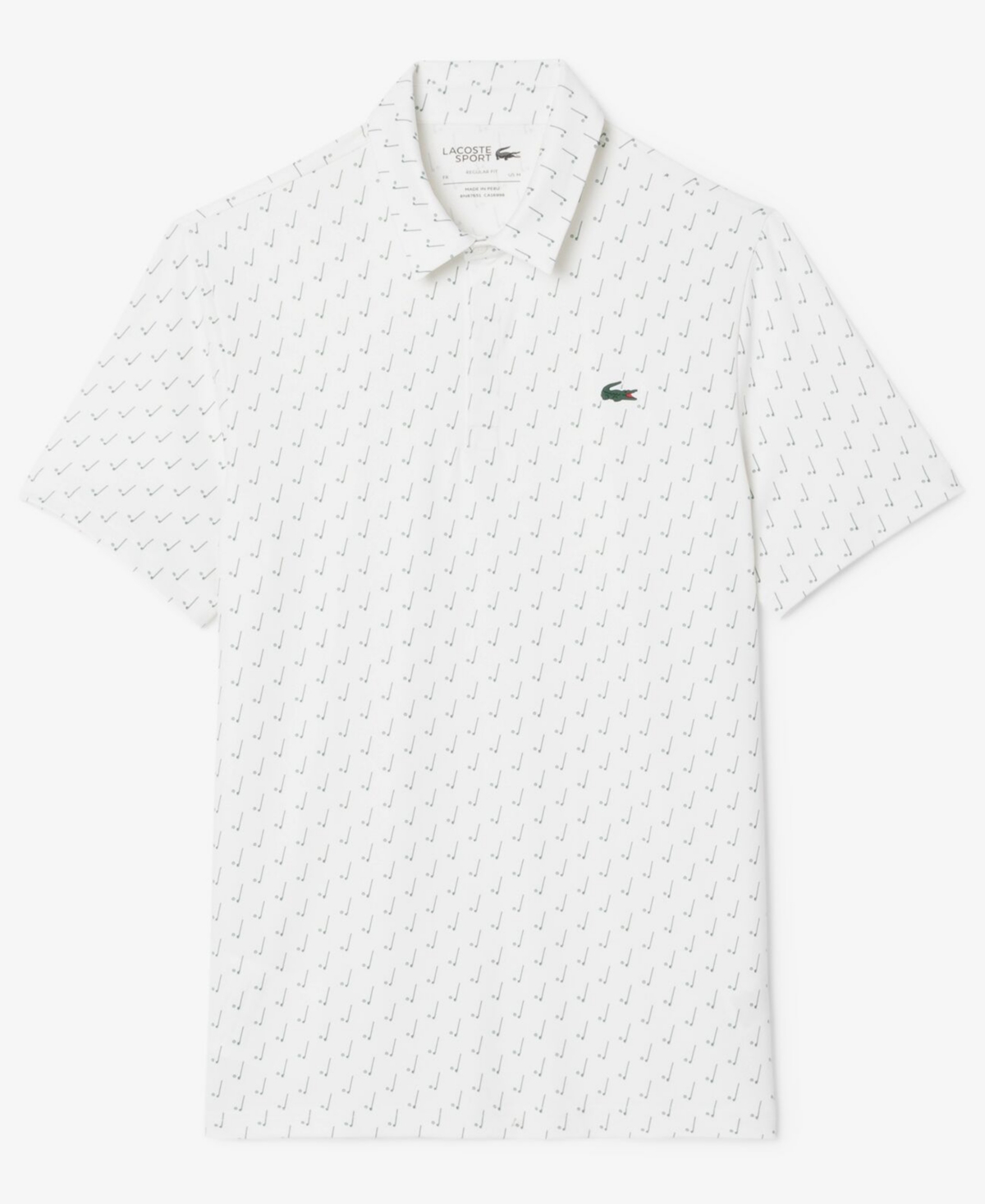Lacoste Men's Regular-fit Golf Performance Polo In White