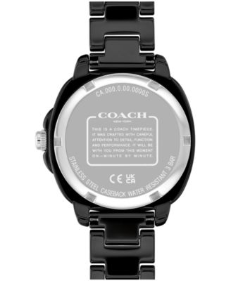 Women's Kitt Black Ceramic Bracelet Watch, 34mm