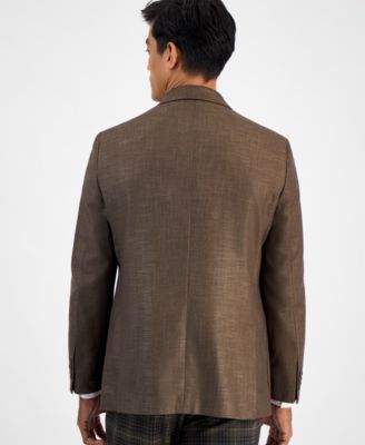 Men Modern-Fit Active Stretch Structure Weave Sport Coat  
