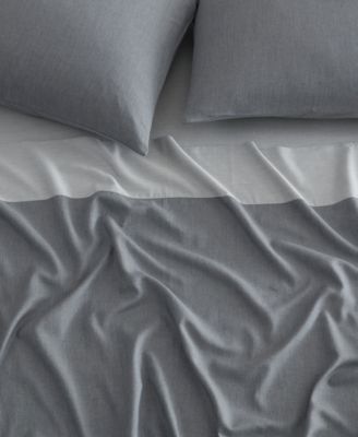 Contrast Weave Rekoop Sateen 4-Pc. Sheet Set, King