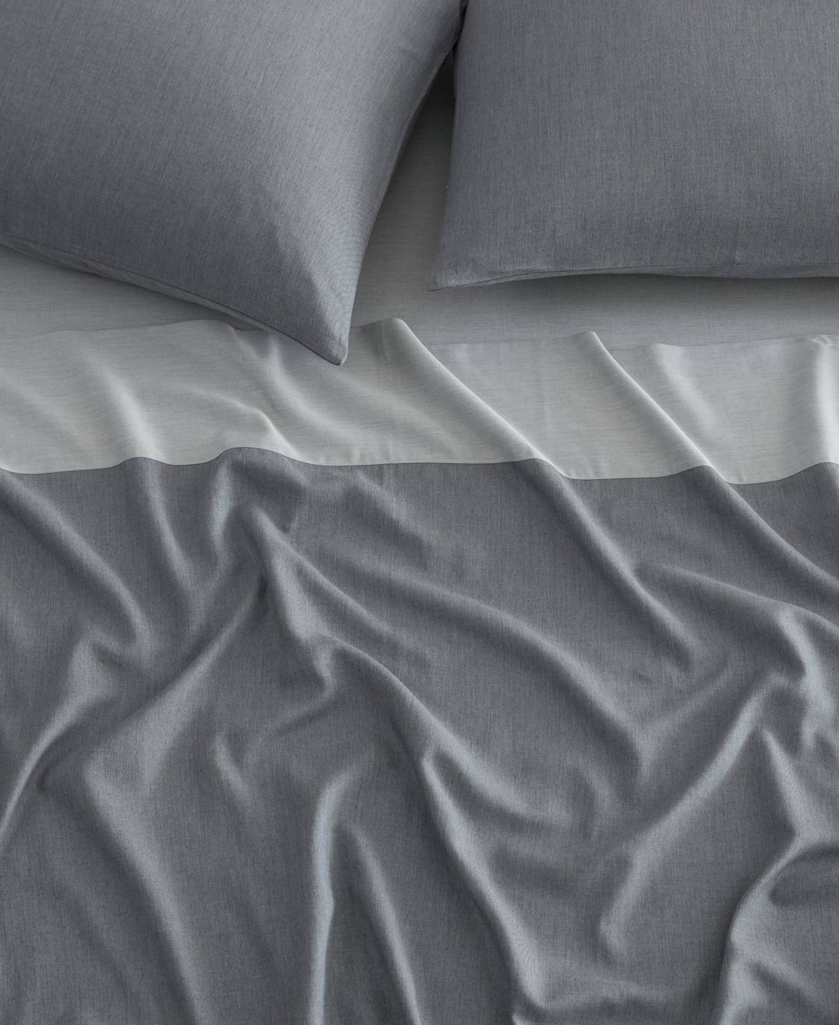 Calvin Klein Contrast Weave Rekoop Sateen 4-Pc. Sheet Set