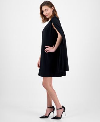 Women's Scuba Caplet Shift Dress