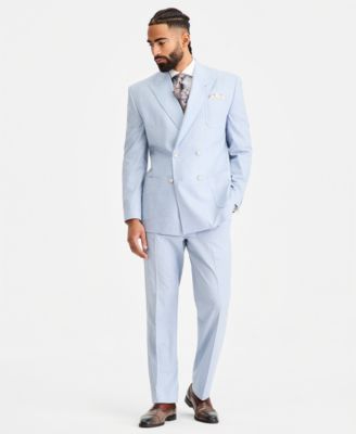 Men's Classic-Fit Double-Breasted Suit Separate Jacket 