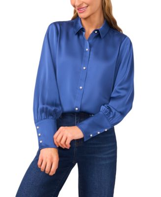 CeCe - Women's Button-Front Shirt