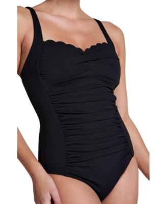 Hunkemoller Women's Shaping Scallop Swimsuit