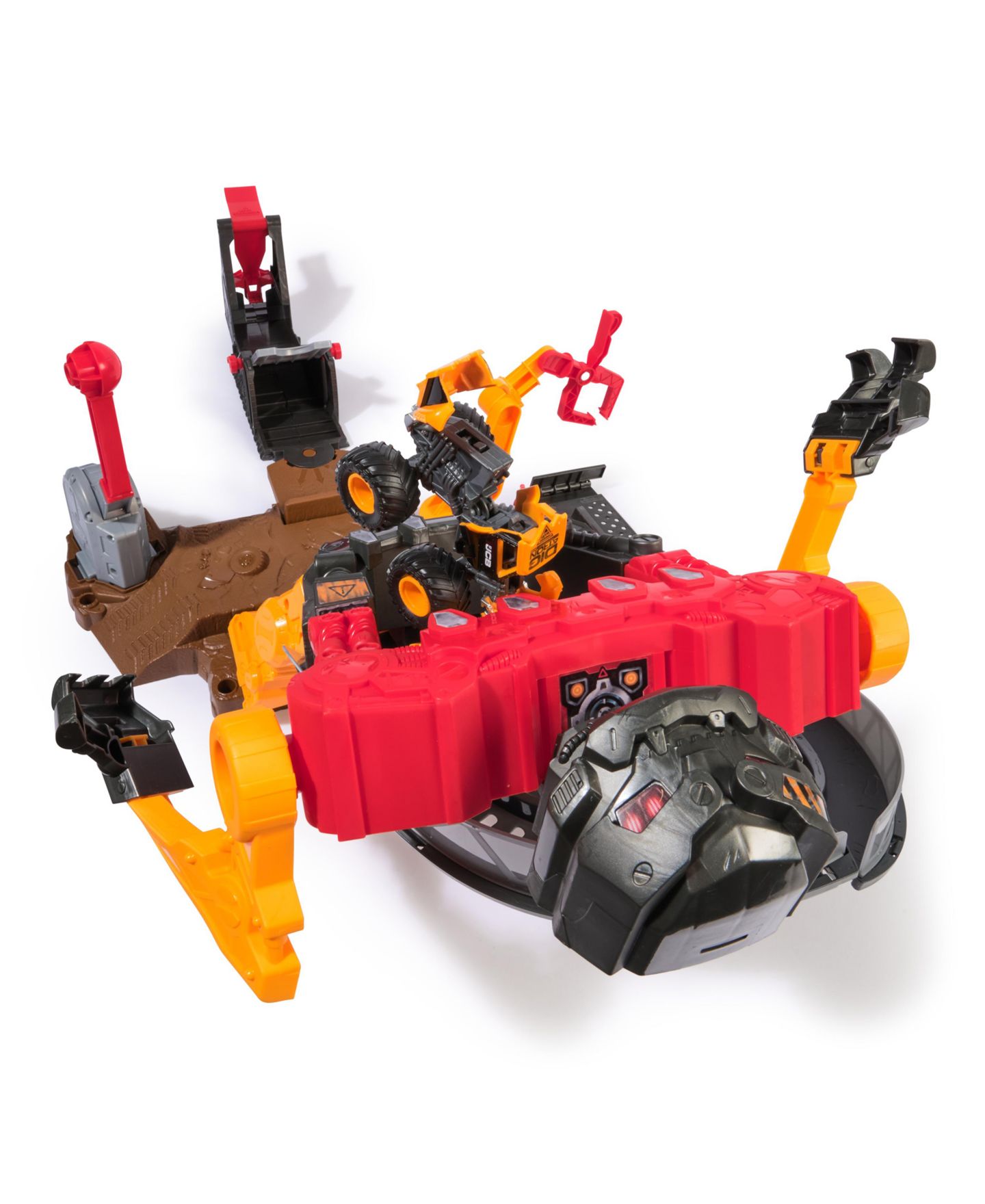 Детский игровой набор Monster Jam Smash & Bash 15-Inch Smash Bot Rebuildable Multi-Piece Playset, Ages 3+ — фото 6
