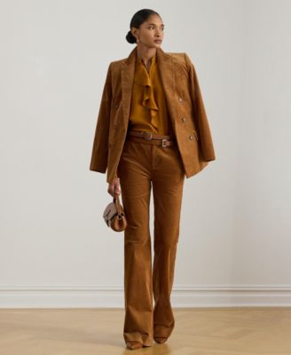 Women's Ruffle-Trimmed Georgette Tunic