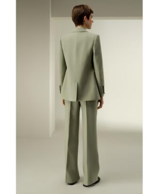 Women's Double Breasted Lapel Blazer