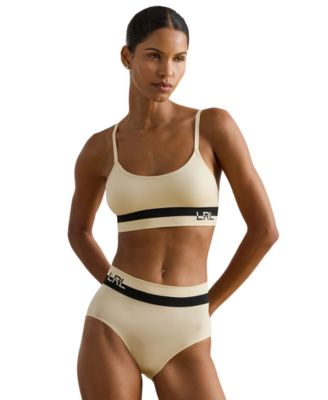 Women's Two-Tone High-Rise Jersey Briefs