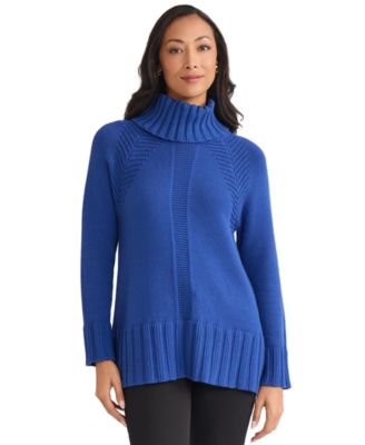Women's Raglan Sleeve Funnel Neck Sweater