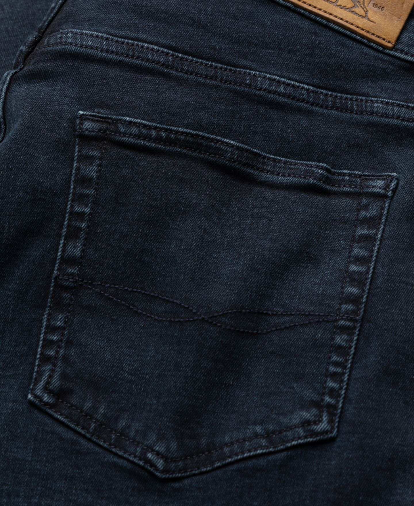 Мужские джинсы Rodd & Gunn Weston Straight Fit Denim Jeans, цвет: Синий чёрный — фото 3
