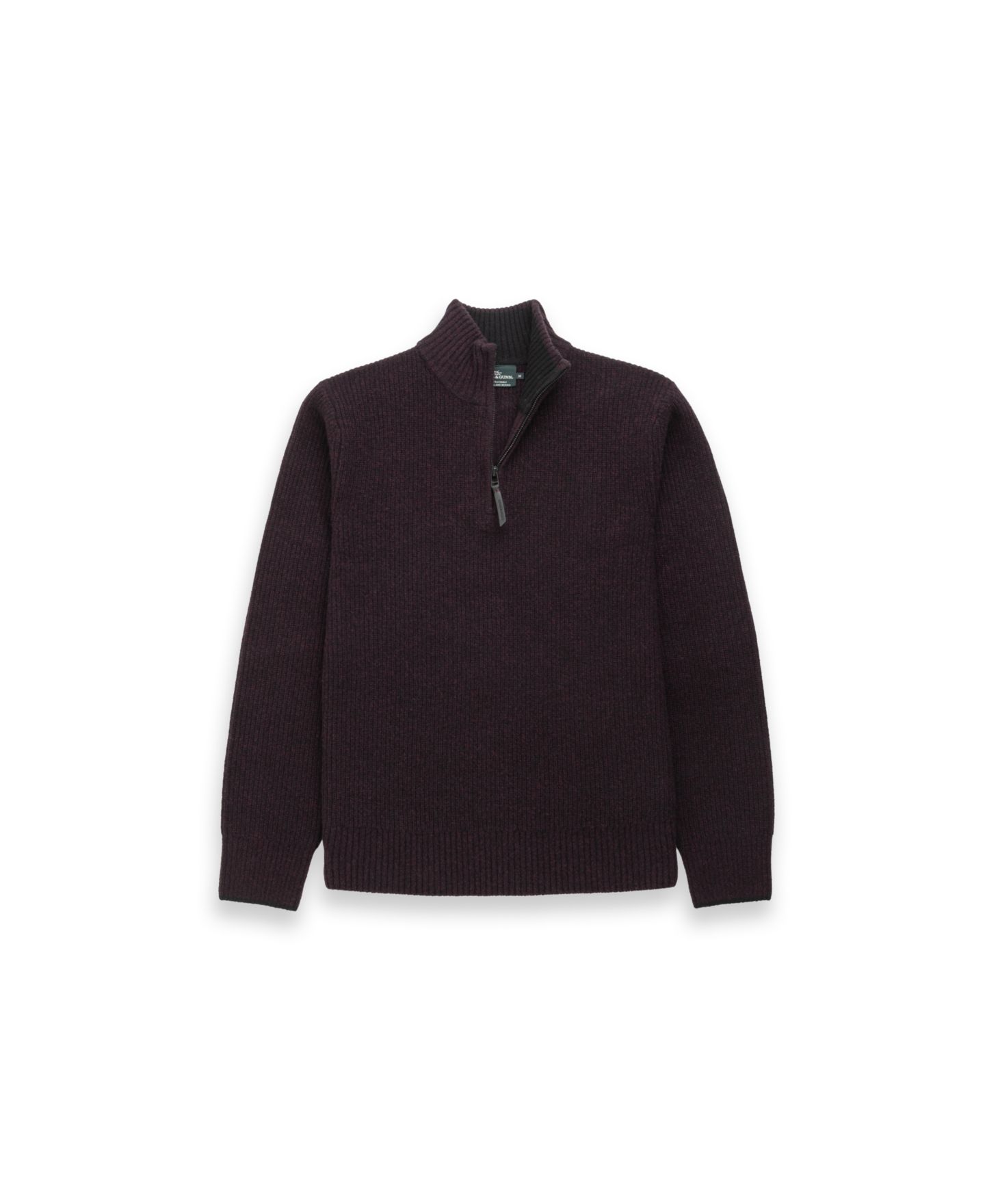 Мужской свитер Rodd & Gunn Robbies Road Wool Knit, цвет: Чёрный инжирный — фото 2