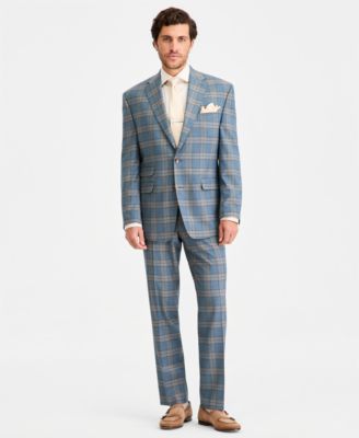 Men's Classic-Fit Plaid Suit Separate Jacket 