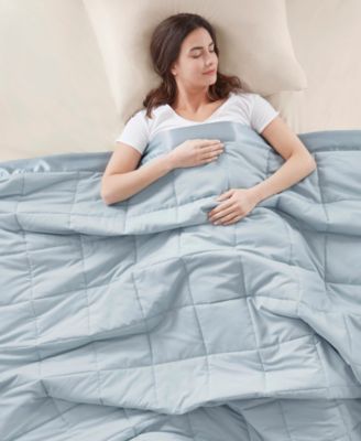 Windom Lightweight Down Alternative Satin Trim Blanket, Twin