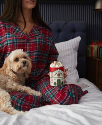 Christmas Tree Village Mug, Red