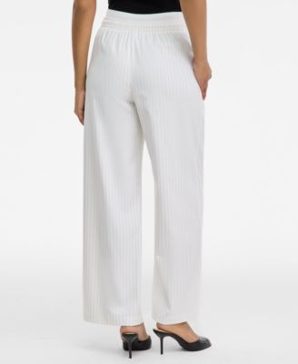 Women's Pinstripe Drawstring Pants, Macy's Exclusive