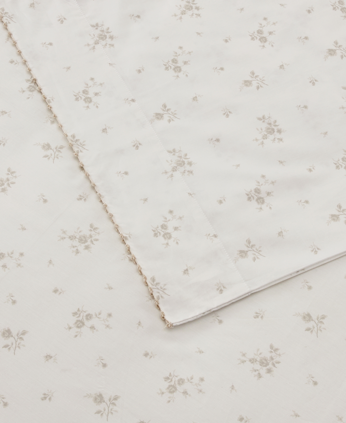 Sunham Callie Floral 200-thread Count 4-pc. Sheet Set, Queen In White
