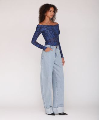 Women's Off-The-Shoulder Bodysuit Top