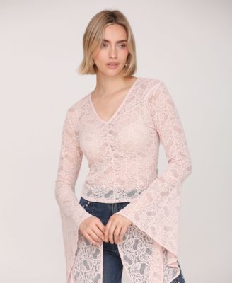 Women's V-Neck Long Sleeve Top