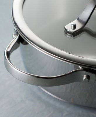 Tempo Tri-Ply Base Stainless Steel 10-Pc. Cookware Set with Glass Lids