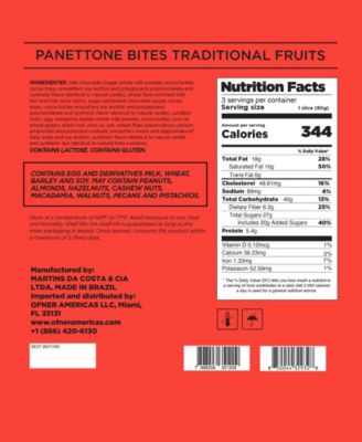 Bites Fruits Panettone, 7.05 oz