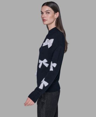 Women's All-Over Bow Sweater