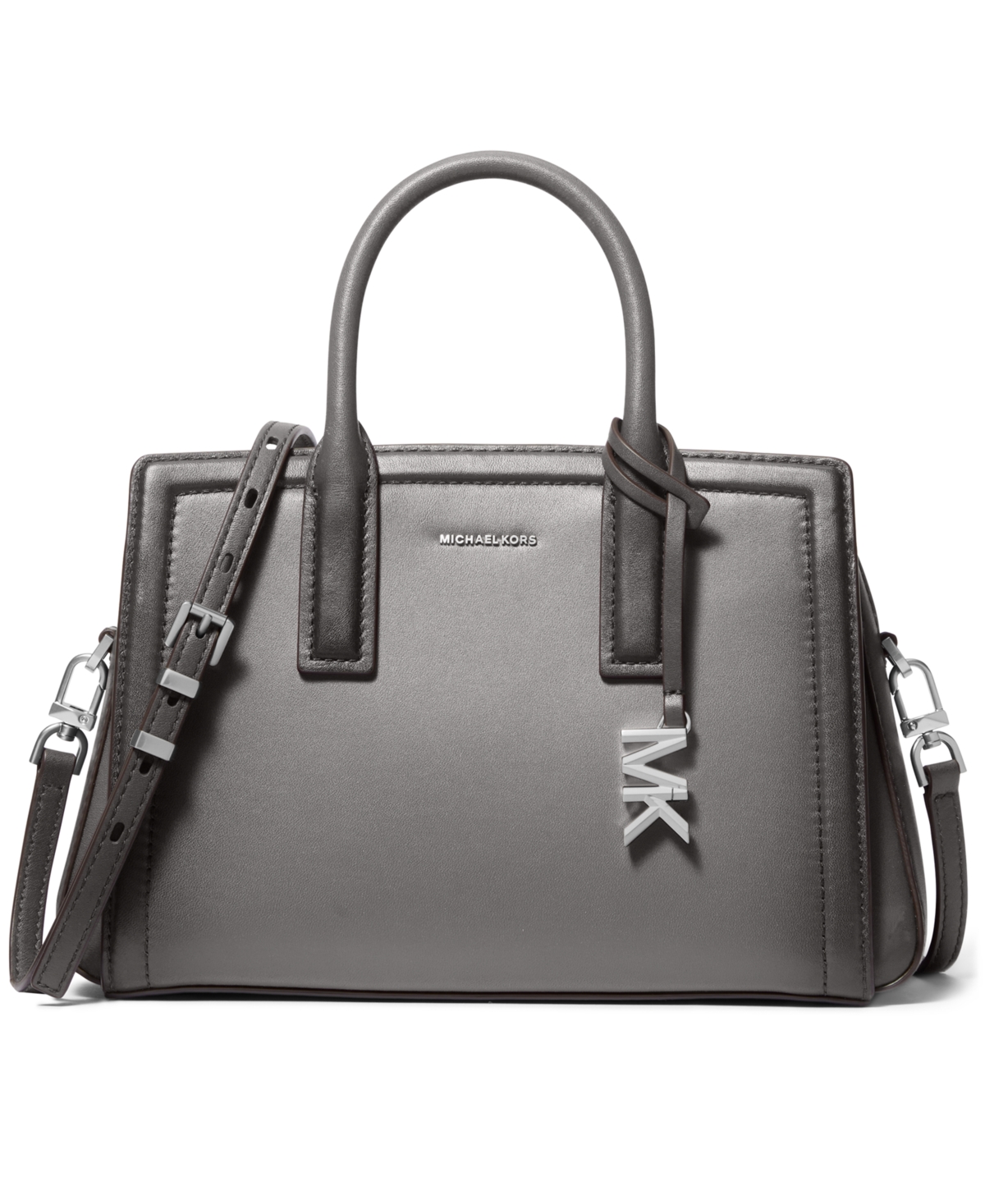 Michael Kors Women's Laila Small Satchel Bag In Gray